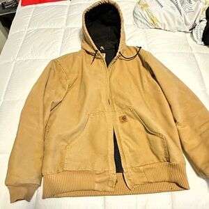 Carhartt Men's Tan Hooded Performance Jacket